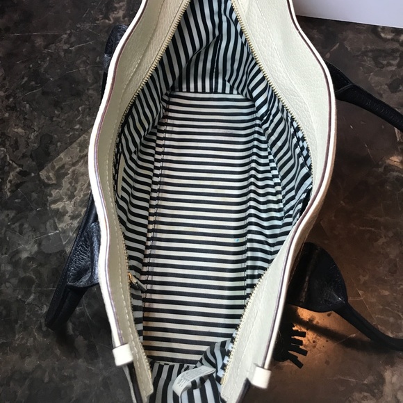 sold EUC Ivory and Black Kate Spade Leather - Picture 12 of 12